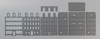 15mm European City Building (Matboard) - 15MCSS104