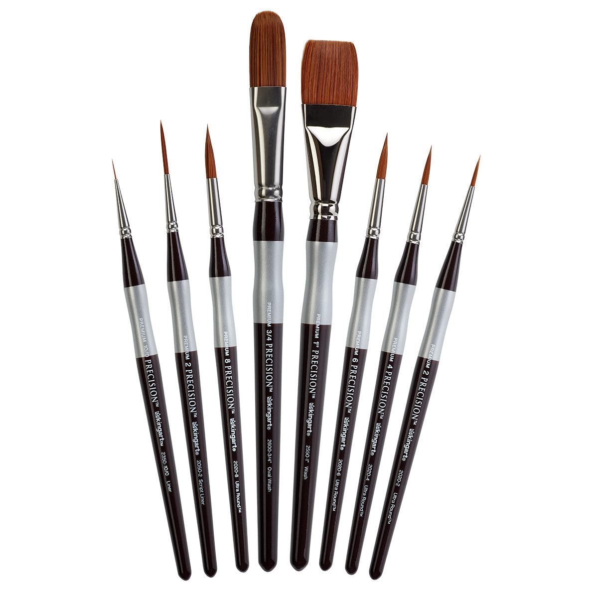 Precision™ Brushes 8 pc