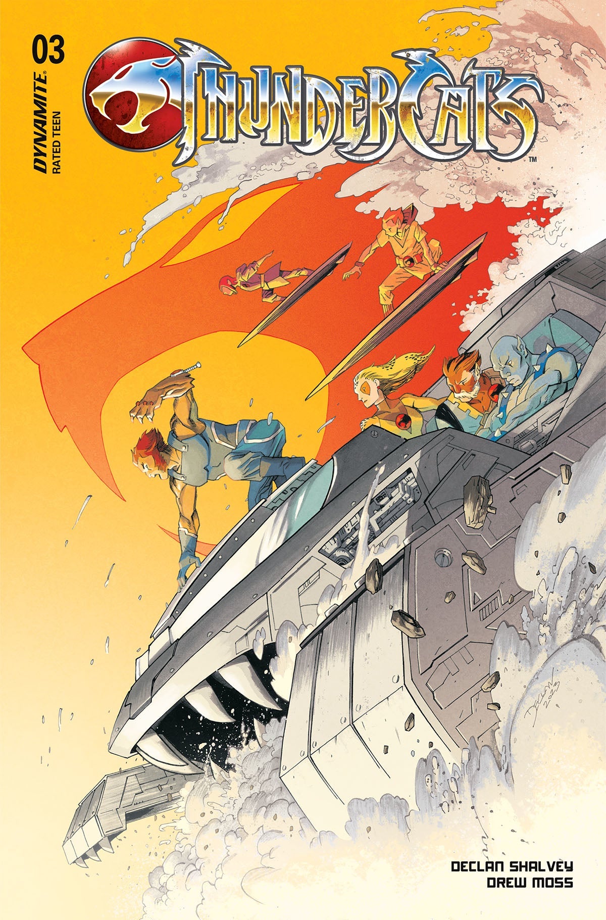 Thundercats #3 R 1:25 Declan Shalvey Foil Variant (04/10/2024) Dynamite