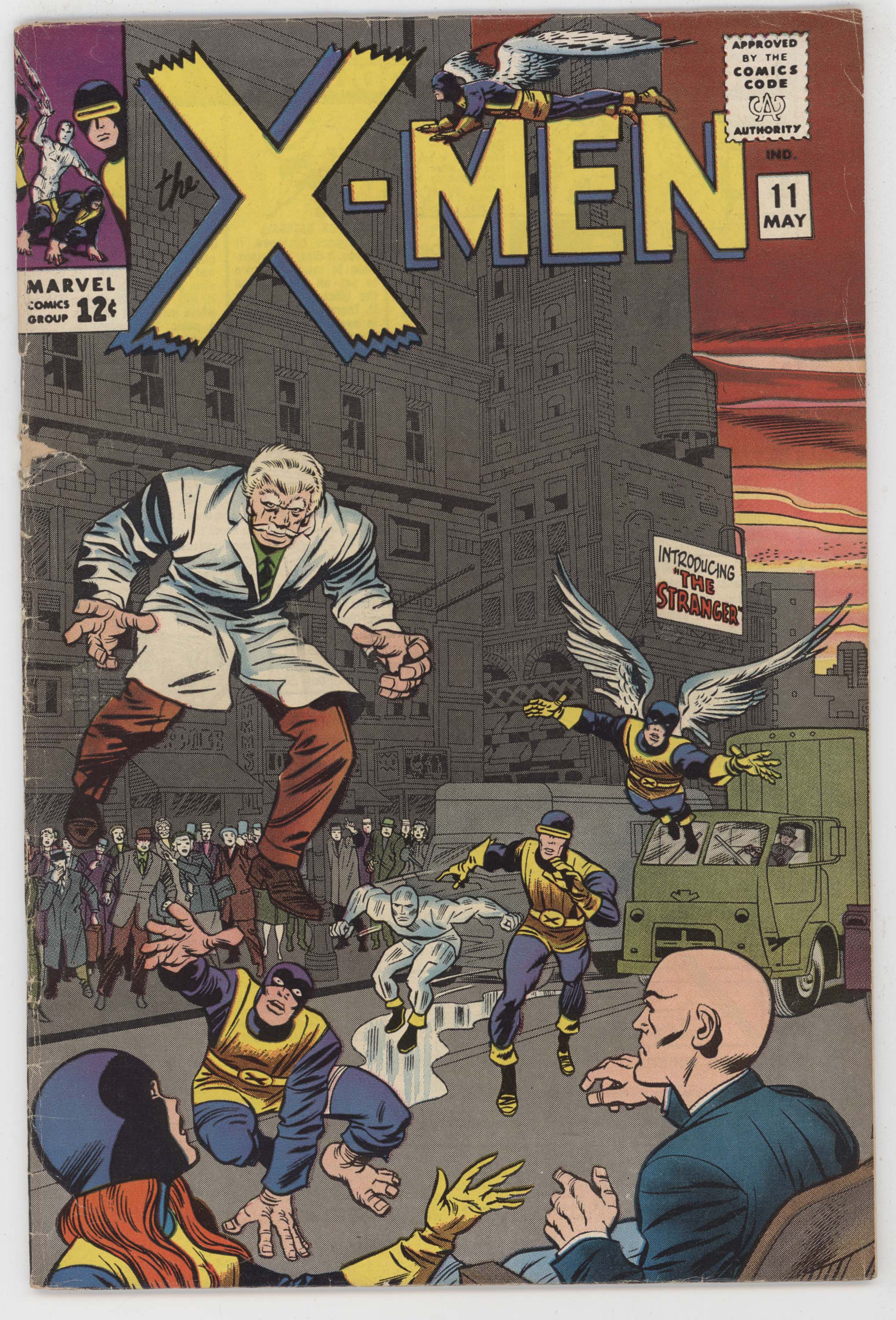 Uncanny X-Men 11 Marvel 1965 VG 1st Stranger Jack Kirby Stan Lee