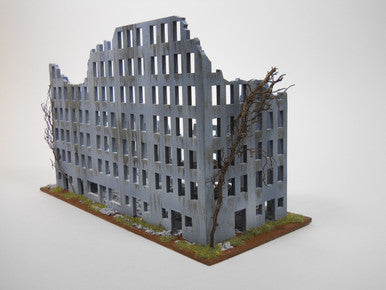 Ruined City Building (MDF) - 15MMDF267