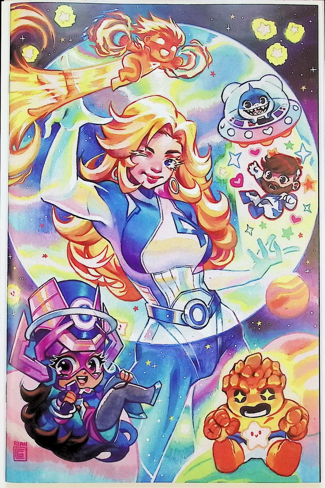 MARVEL RIVALS #1 - RIAN GONZALES VIRGIN VARIANT C2E2 CHICAGO 2025 EXCLUSIVE NM+