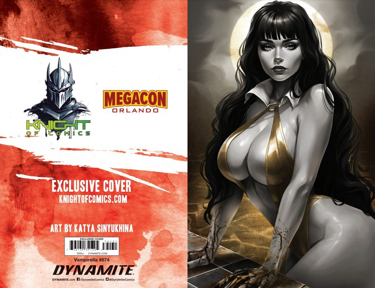 VAMPIRELLA #674 - MEGACON 2025 KATYA SINYUKHINA VIRGIN VARIANT NM+