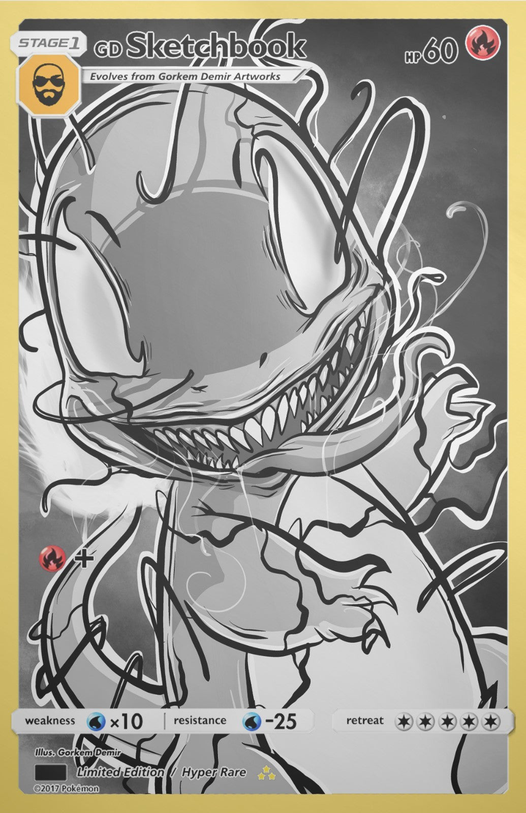 GORKEM DEMIR SKETCHBOOK - CHARMIZED COVER C HOLOFOIL VARIANT NYCC 2025 EXCLUSIVE