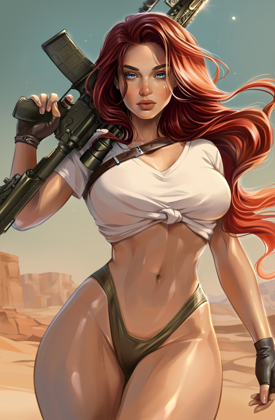 HEAT SEEKER EXPOSED #1 - KATYA SINYUKHINA VIRGIN VARIANT COVER A FANEXPO DALLAS