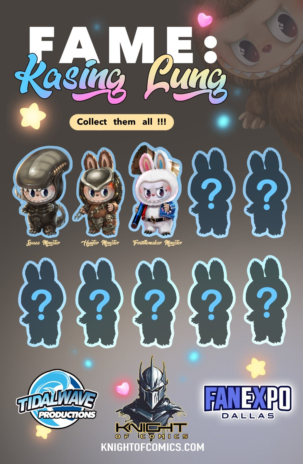 FAME: KASING LUNG CREATOR OF THE LABUBU - KATYA SINYUKHINA TROUBLEMAKER MONSTER