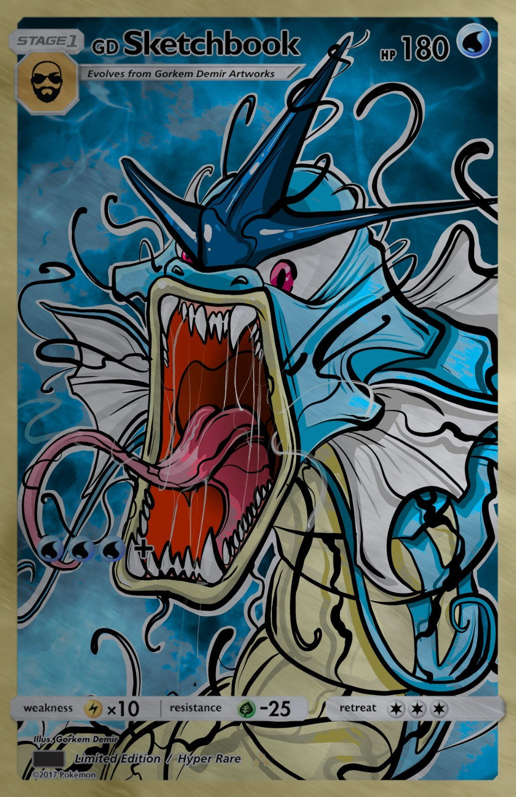 GORKEM DEMIR SKETCHBOOK - GYAMIZED COVER A METAL VARIANT NYCC 2025 EXCLUSIVE