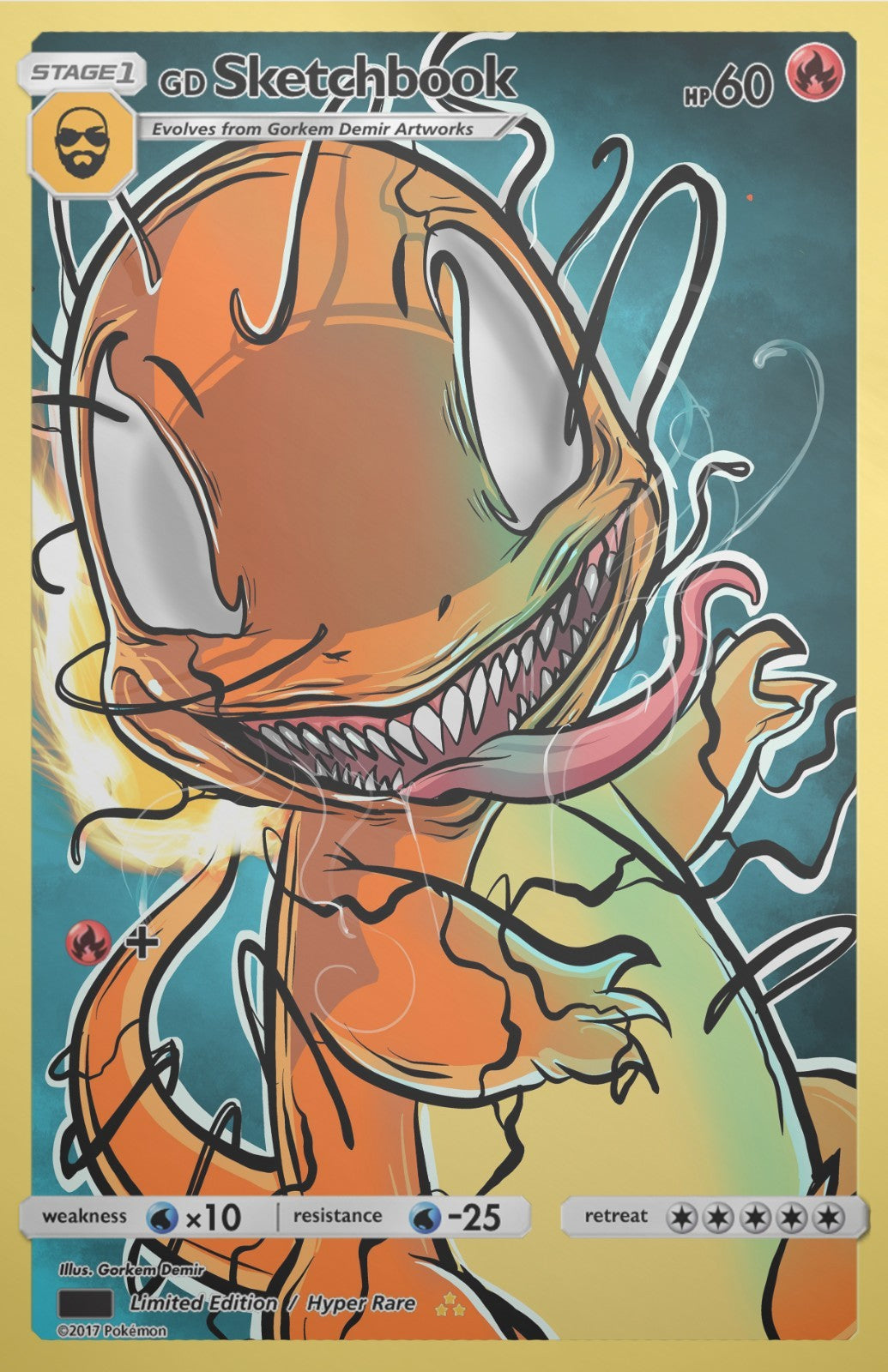 GORKEM DEMIR SKETCHBOOK - CHARMIZED COVER A HOLOFOIL VARIANT NYCC 2025 EXCLUSIVE