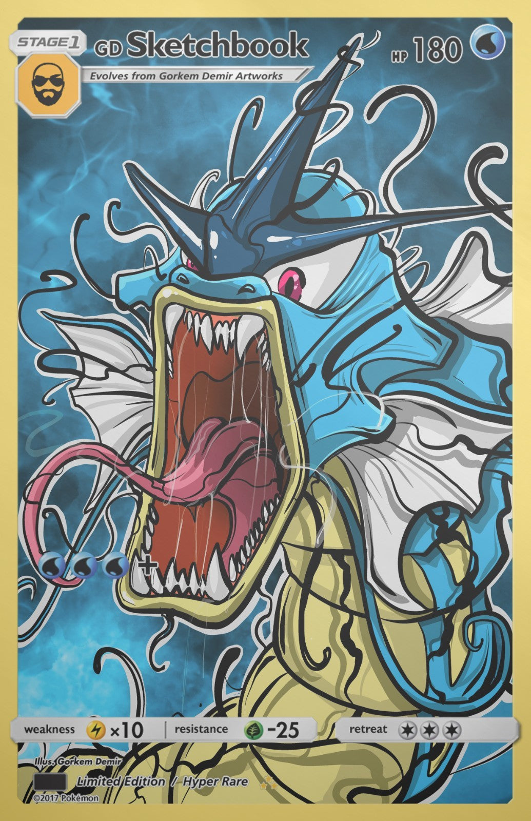 GORKEM DEMIR SKETCHBOOK - GYAMIZED COVER A FOIL VARIANT NYCC 2025 EXCLUSIVE