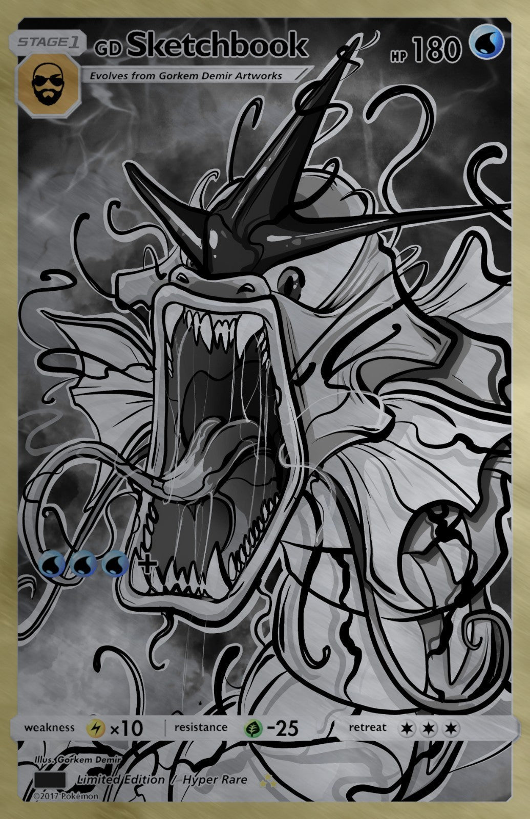 GORKEM DEMIR SKETCHBOOK - GYAMIZED COVER C METAL VARIANT NYCC 2025 EXCLUSIVE