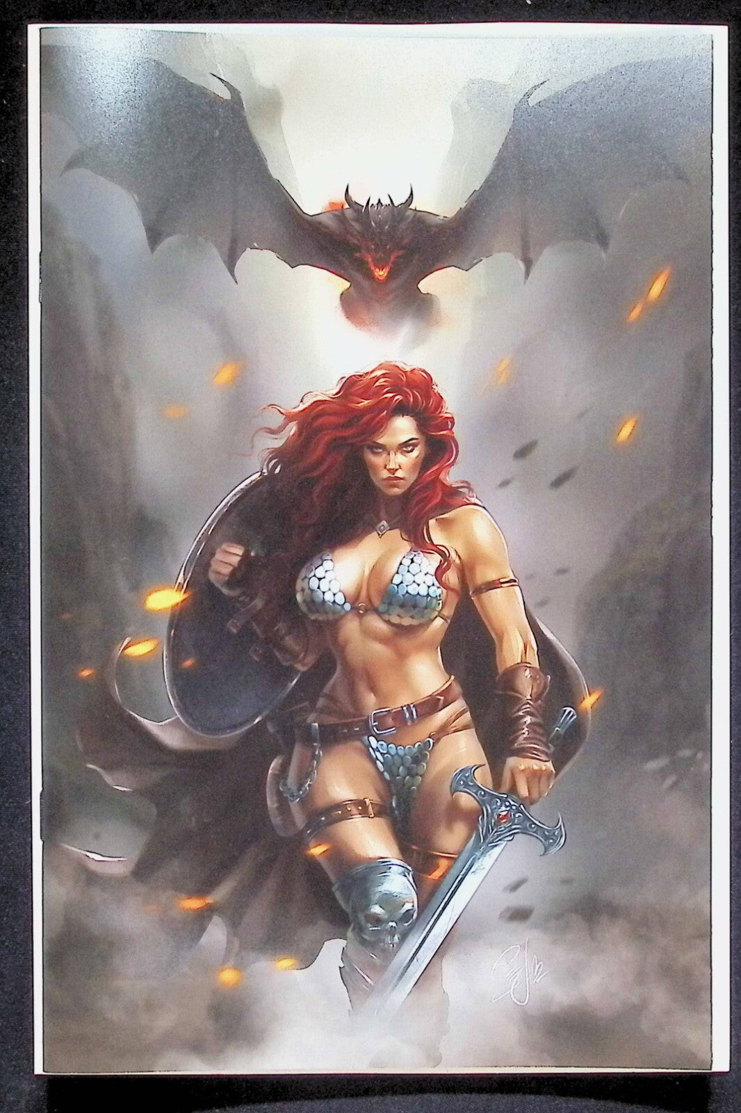 RED SONJA #12 - KATYA SINYUKHINA COVER A SDCC 2024 EXCLUSIVE +COA LTD 400 NM+