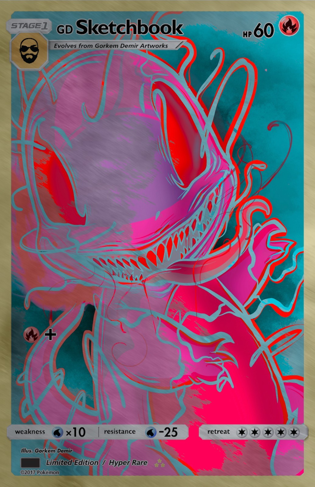 GORKEM DEMIR SKETCHBOOK - CHARMIZED COVER B METAL VARIANT NYCC 2025 EXCLUSIVE