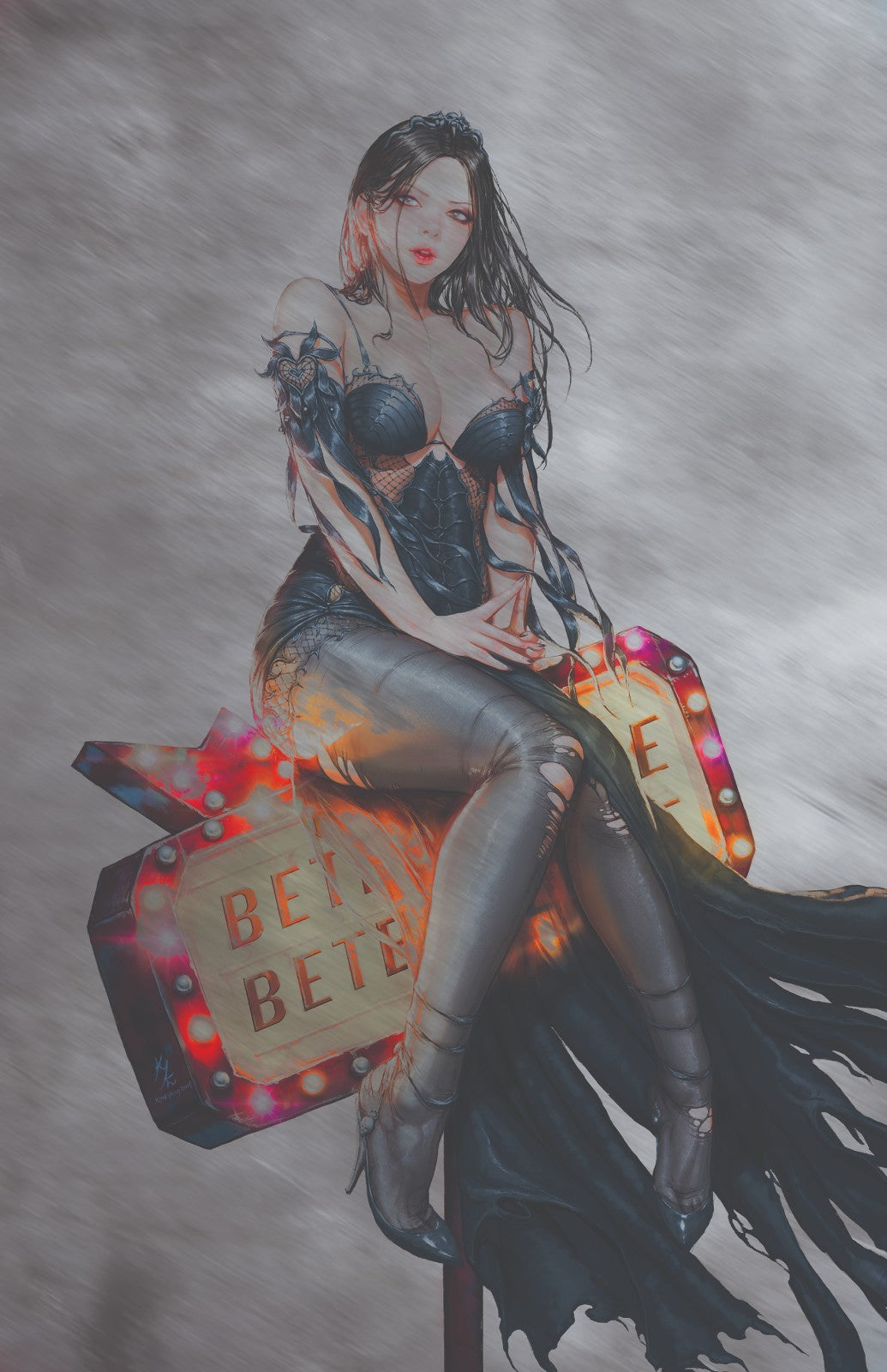 ARTBOOK - BEETLEJUICE KYUYONG EOM COVER A METAL MEGACON 2025 EXCLUSIVE