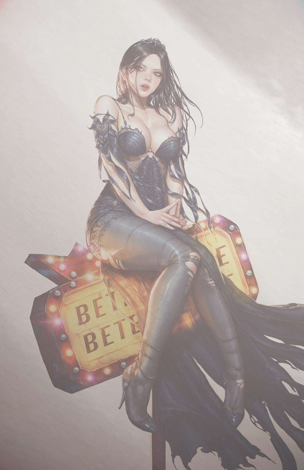 ARTBOOK - BEETLEJUICE KYUYONG EOM COVER A FOIL MEGACON 2025 EXCLUSIVE