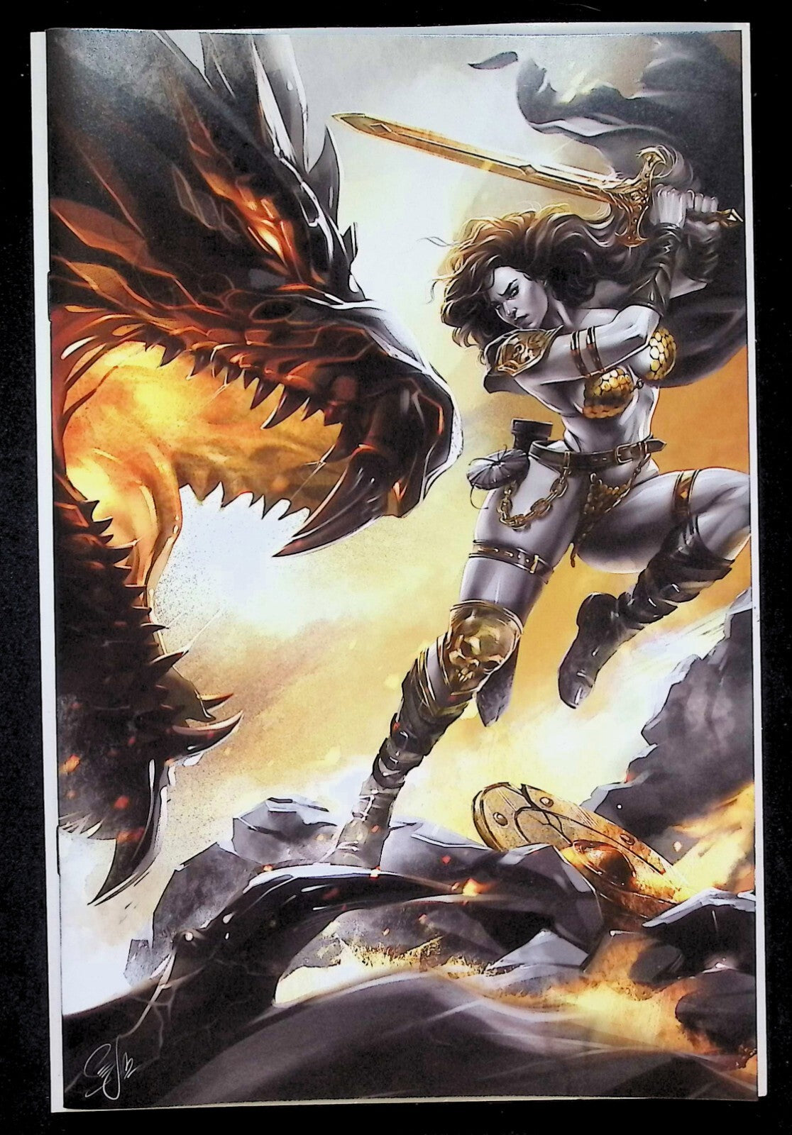 RED SONJA #16 - KATYA SINYUKHINA VIRGIN VARIANT COVER B EXCLUSIVE NM+