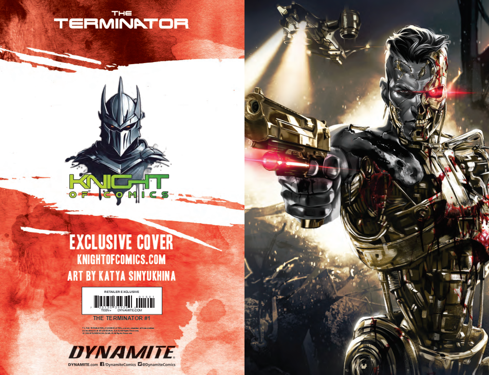 TERMINATOR #1 - KATYA SINYUKHINA COVER B NYCC 2024 +COA LTD 400 NM+