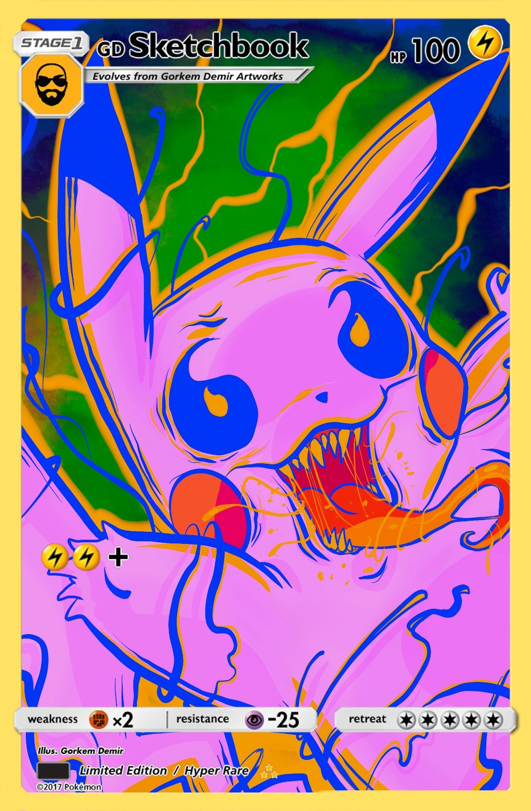 GORKEM DEMIR SKETCHBOOK - PIKAMIZED COVER B VARIANT NYCC 2025 EXCLUSIVE