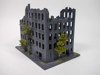Ruined City Building (Wood) - 15MMDF262