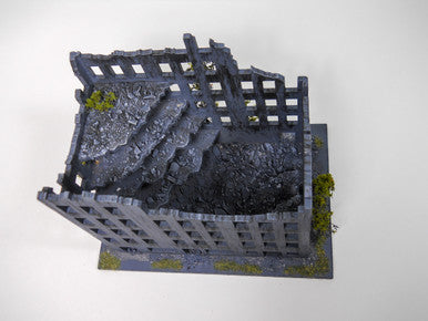 Ruined City Building (Wood) - 15MMDF262