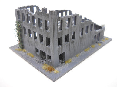 Ruined City Building (Wood) - 15MMDF261