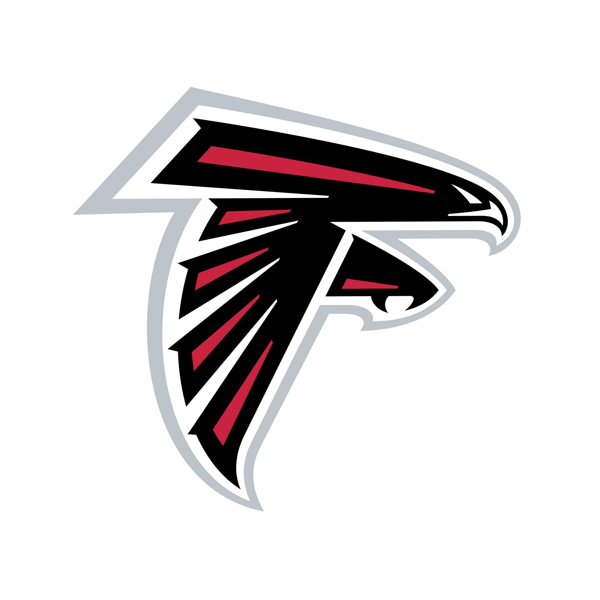Atlanta Falcons - 5 Logo Minis (Mixed Sizes) - Official NFL - Reusable Vinyl Decals