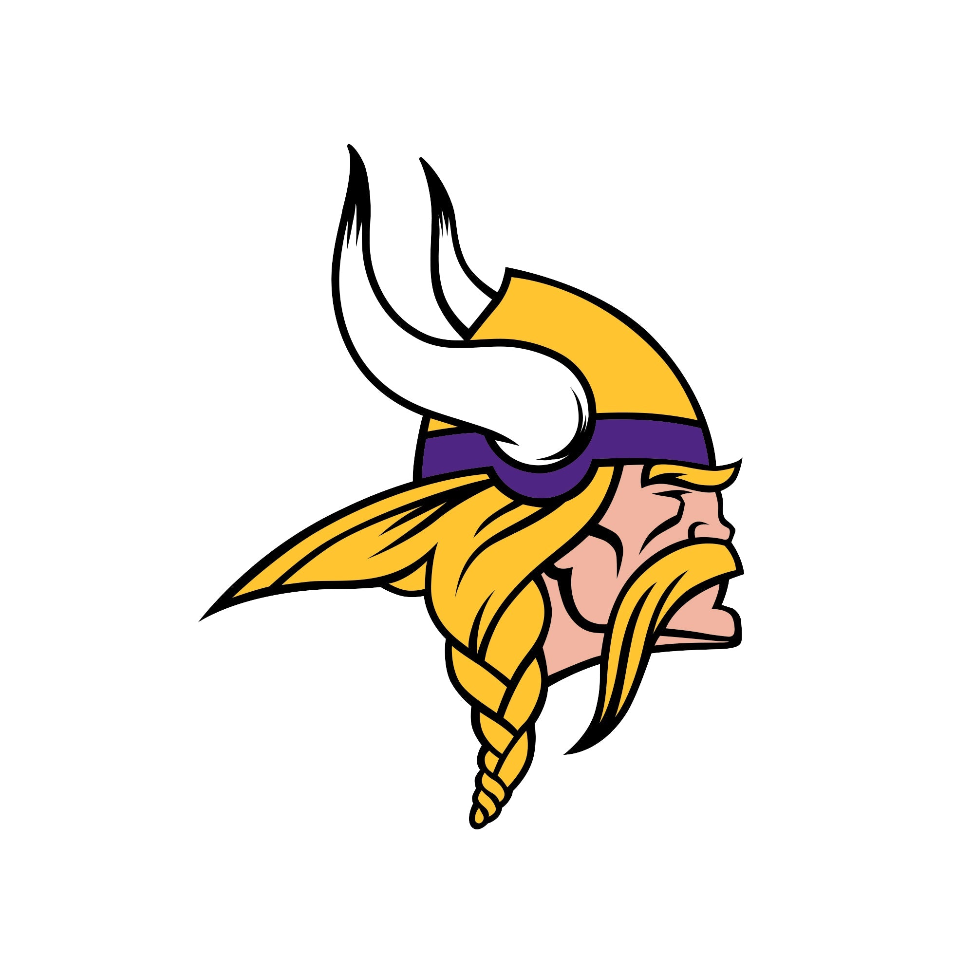 Minnesota Vikings - 5 Logo Minis (Mixed Sizes) - Official NFL - Reusable Vinyl Decals