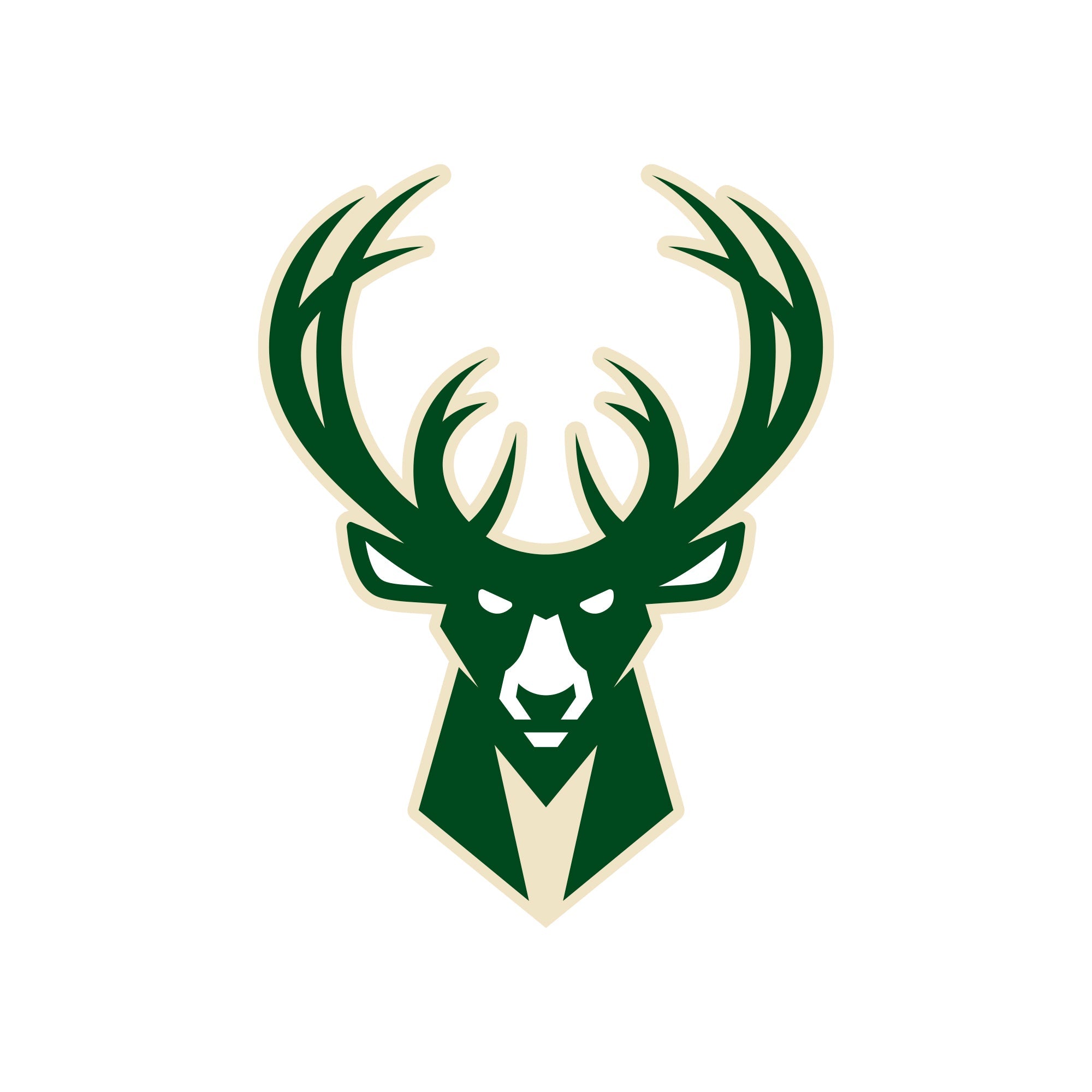 Milwaukee Bucks - 5 Logo Minis (Mixed Sizes) - Official NBA - Reusable Vinyl Decals
