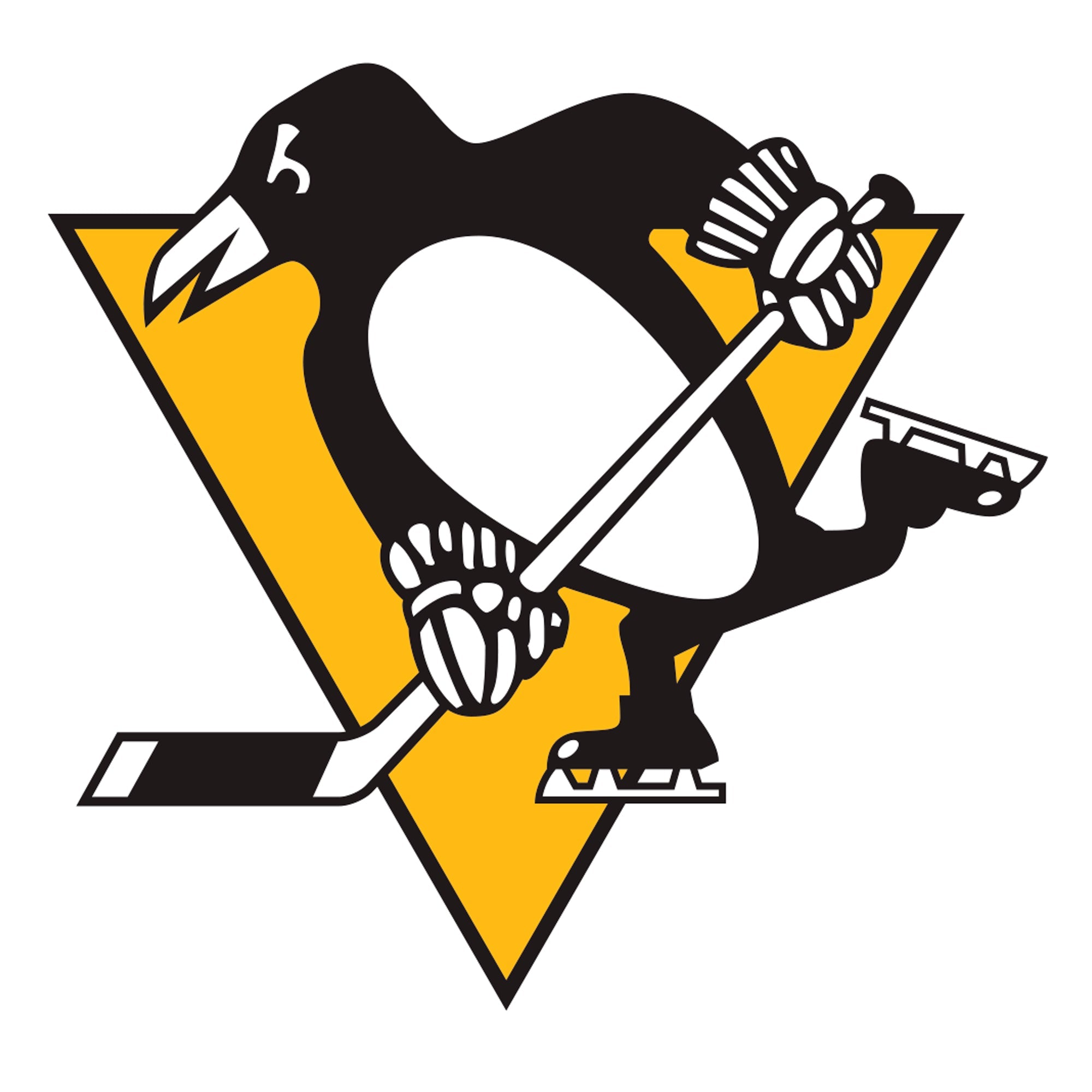 Pittsburgh Penguins - 5 Logo Minis (Mixed Sizes) - Official NHL - Reusable Vinyl Decals