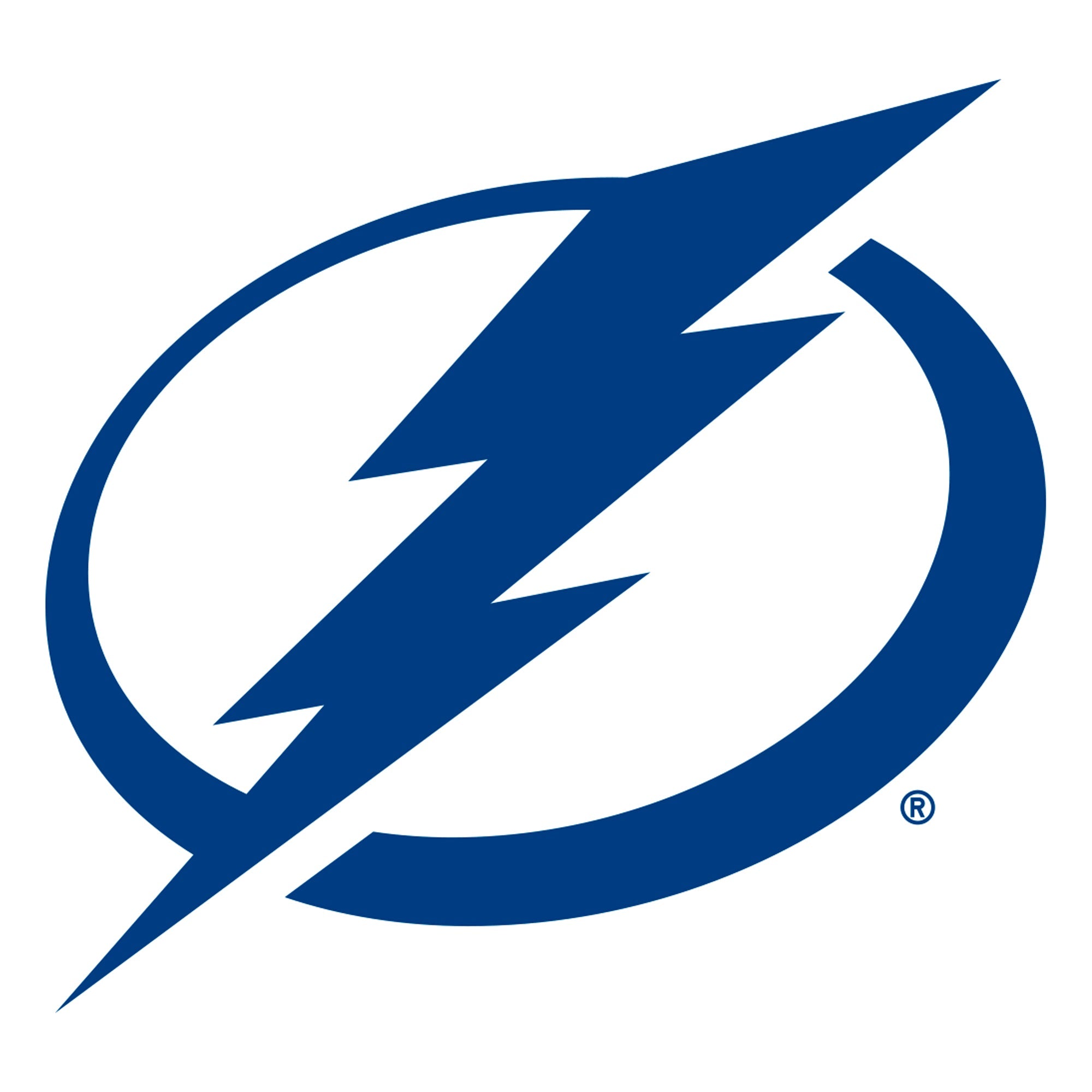 Tampa Bay Lightning - 5 Logo Minis (Mixed Sizes) - Official NHL - Reusable Vinyl Decals