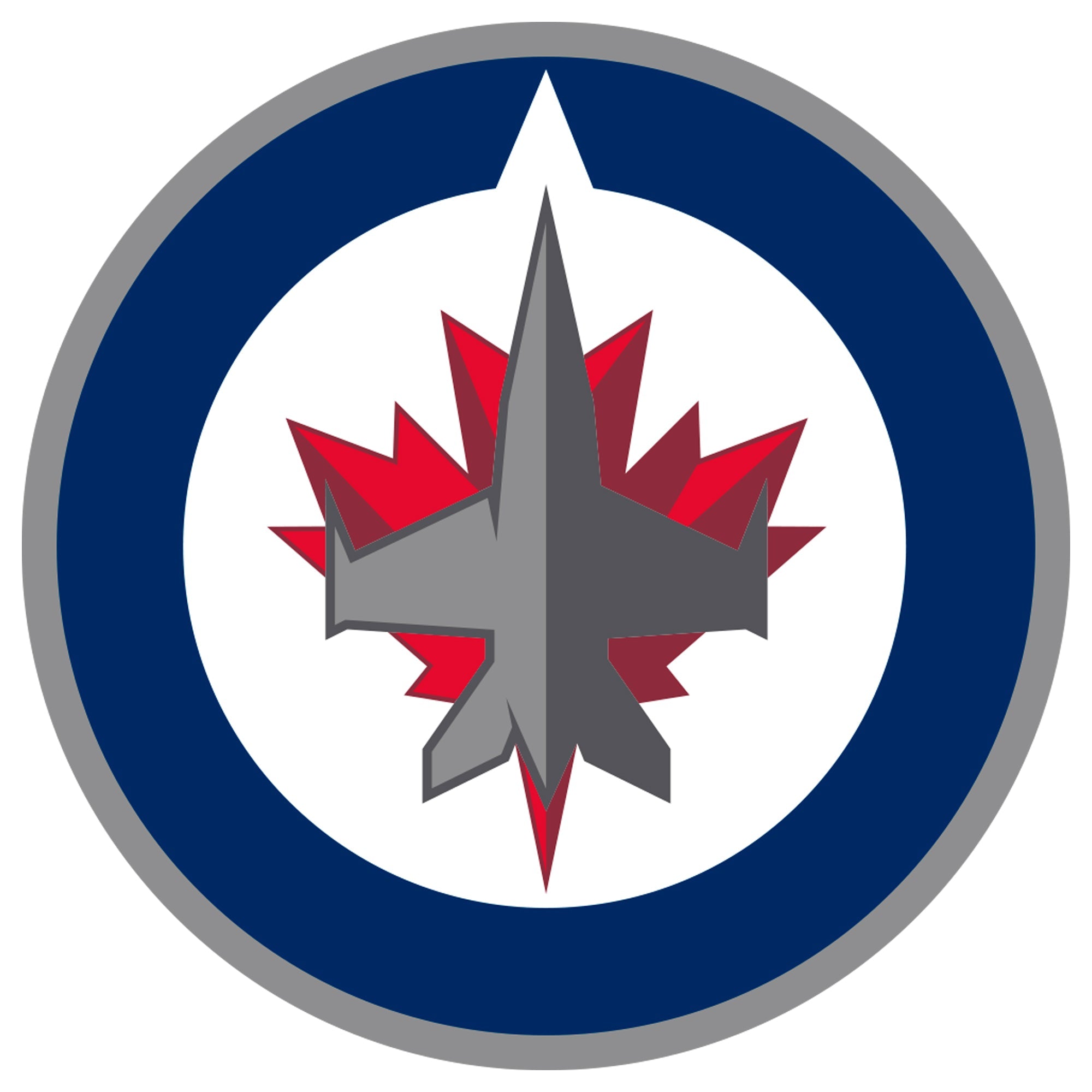 Winnipeg Jets - 5 Logo Minis (Mixed Sizes) - Official NHL - Reusable Vinyl Decals