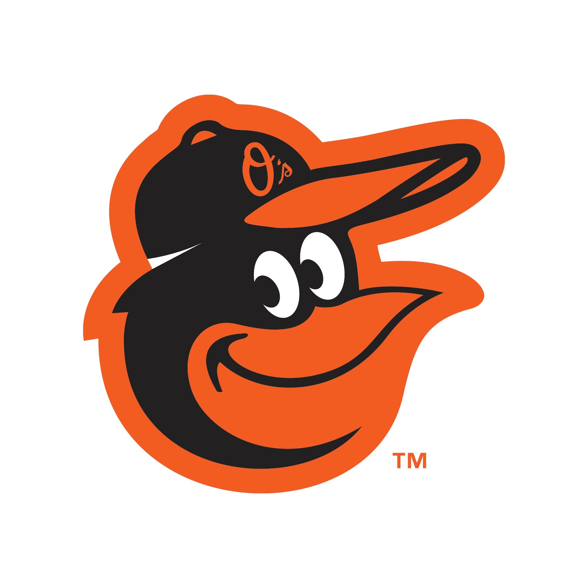 Baltimore Orioles - 5 Logo Minis (Mixed Sizes) - Official MLB - Reusable Vinyl Decals
