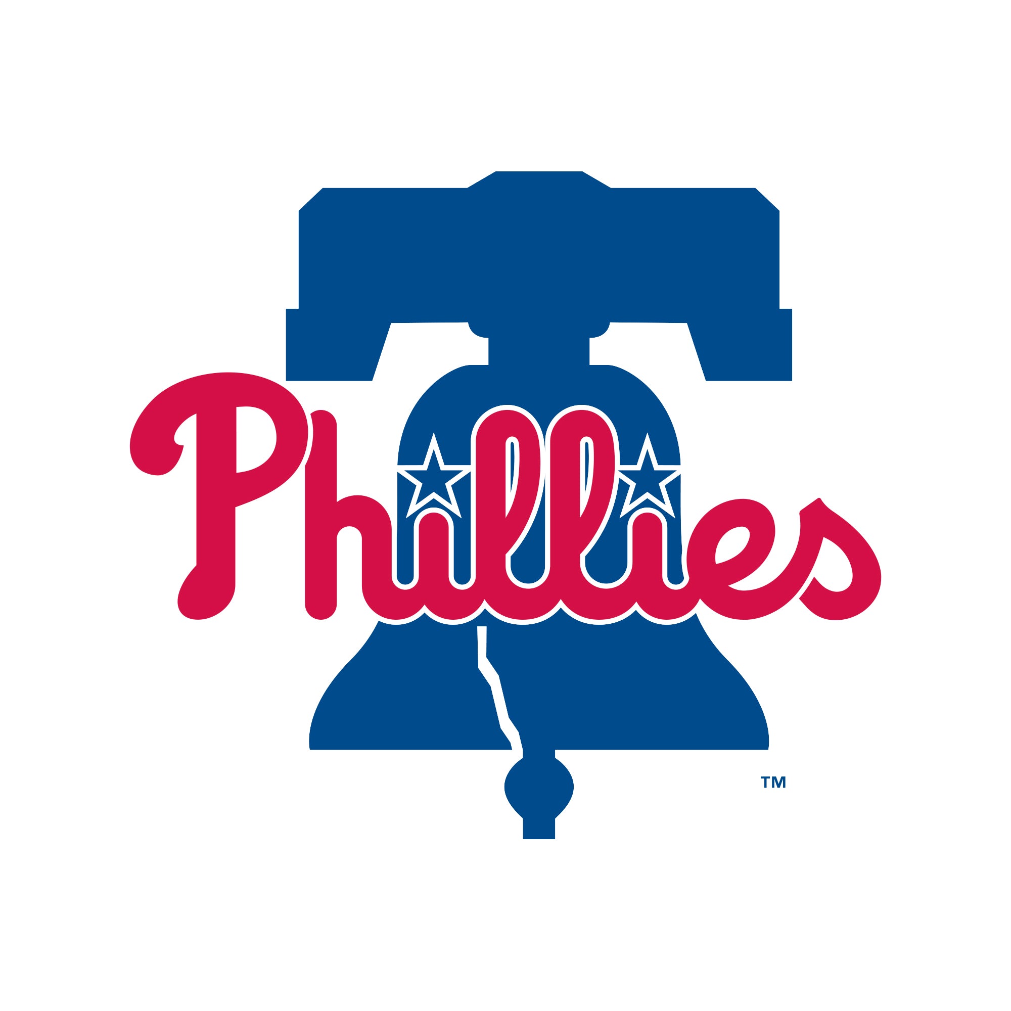 Philadelphia Phillies - 5 Logo Minis (Mixed Sizes) - Official MLB - Reusable Vinyl Decals