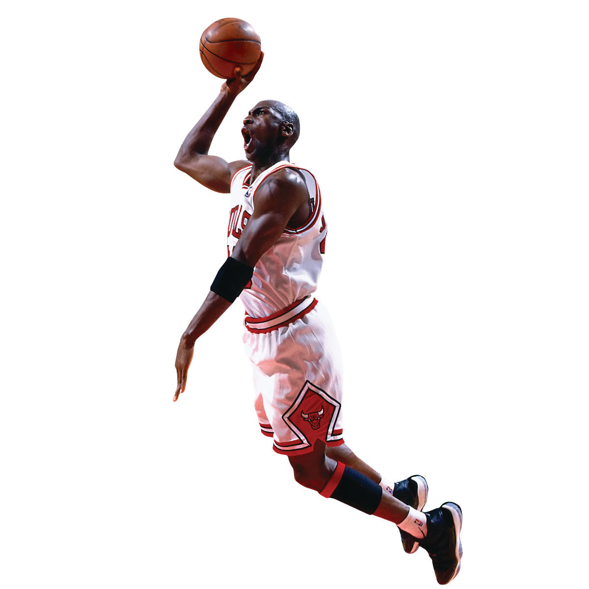 Michael Jordan - 5 Hang Time Minis (Mixed Sizes) - Official NBA - Chicago Bulls - Reusable Vinyl Decals