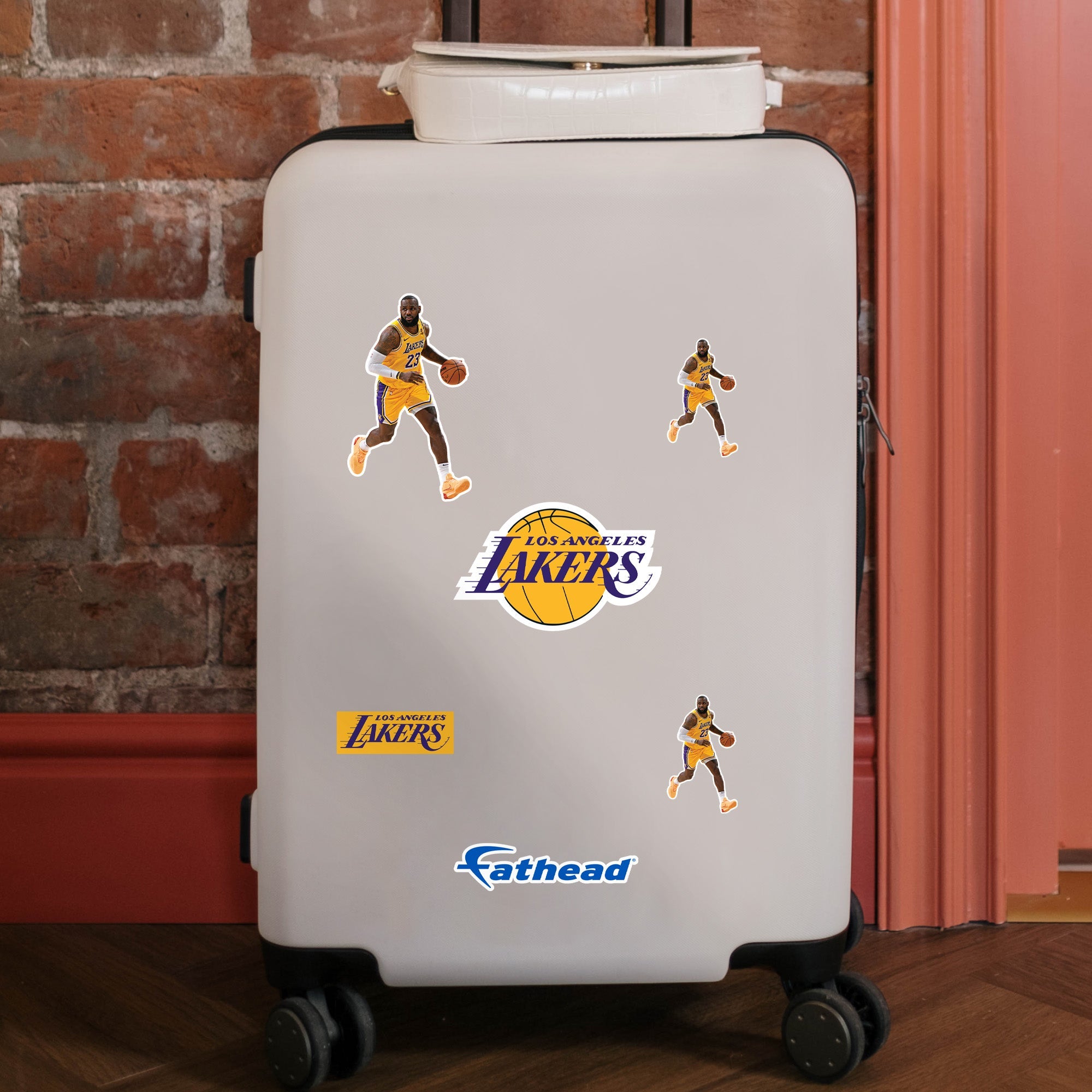 LeBron James - 5 Minis (Mixed Sizes) - Official NBA - Los Angeles Lakers - Reusable Vinyl Decals