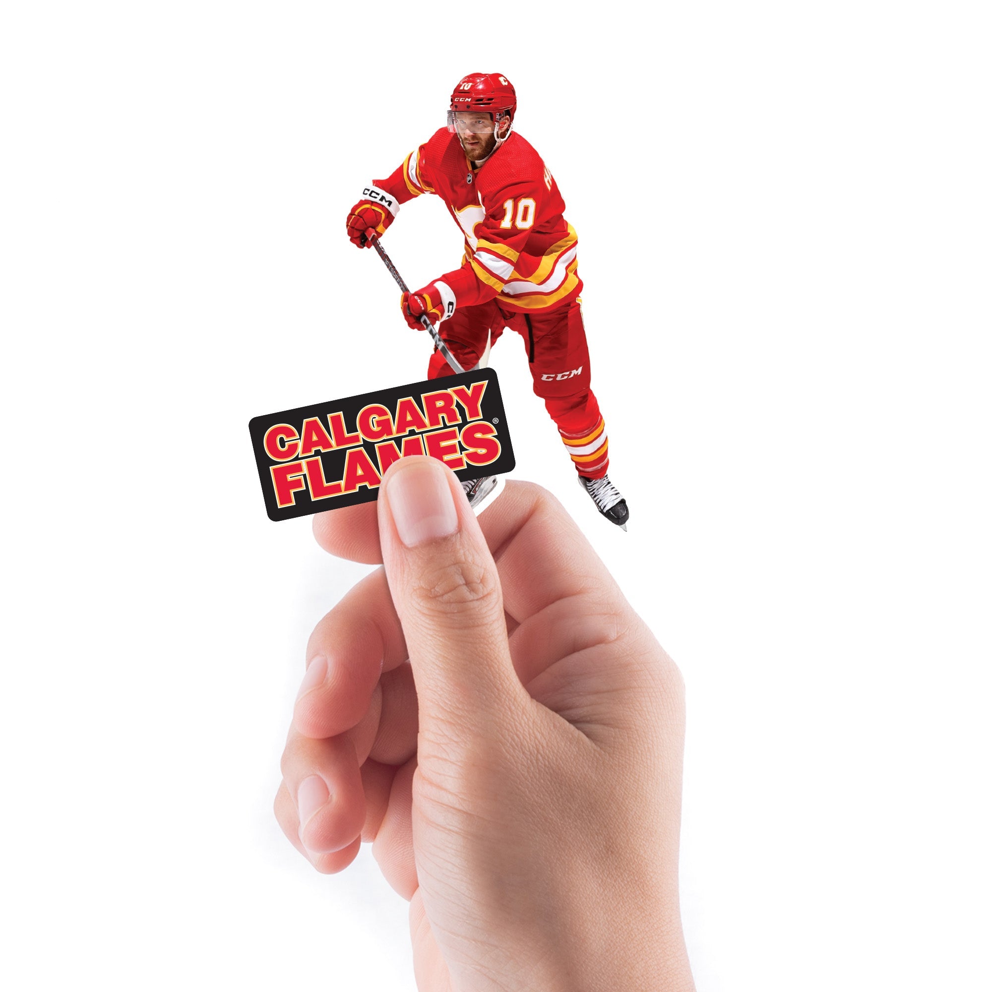 Jonathan Huberdeau - 5 Minis (Mixed Sizes) - Official NHL - Calgary Flames - Reusable Vinyl Decals