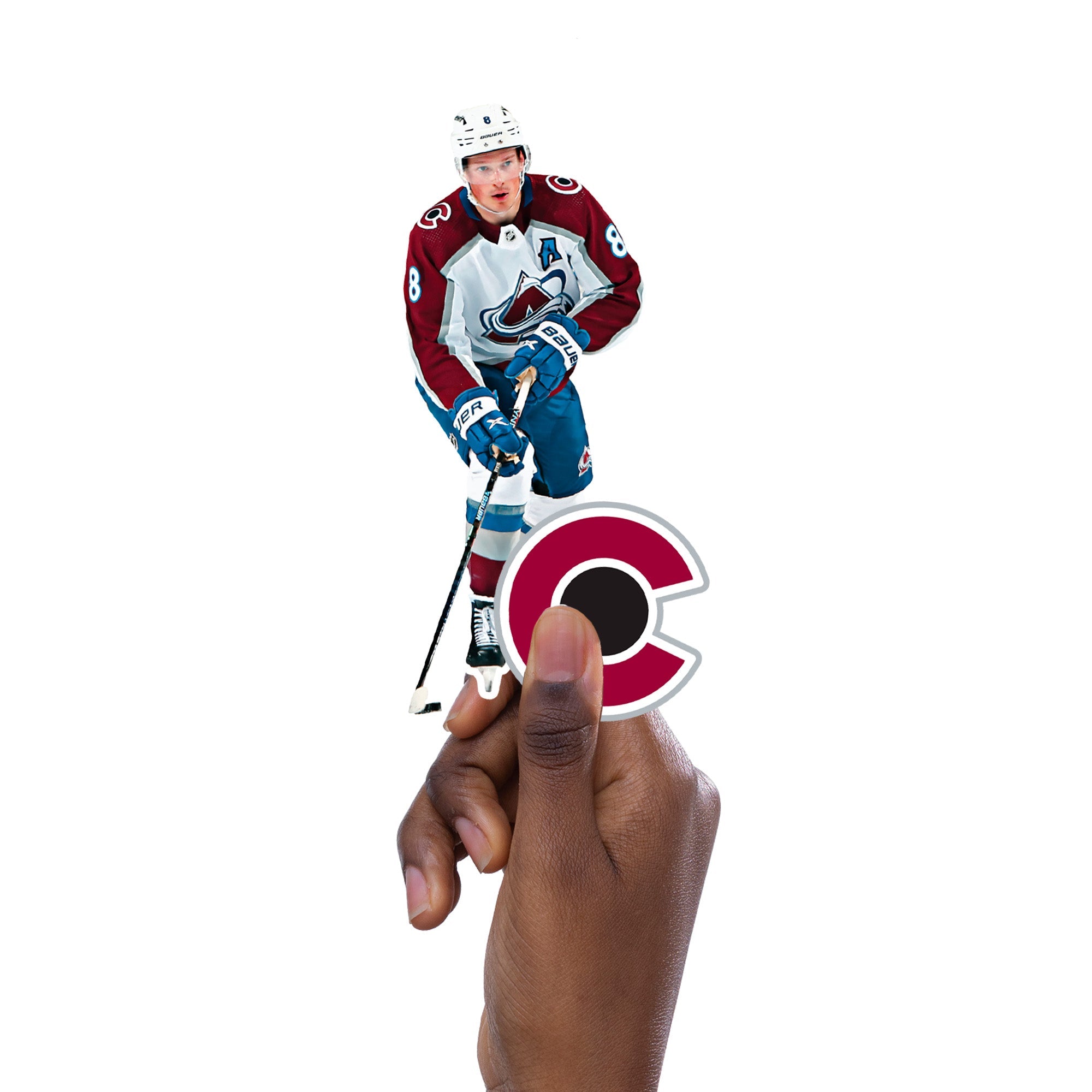 Cale Makar - 5 Minis (Mixed Sizes) - Official NHL - Colorado Avalanche - Reusable Vinyl Decals