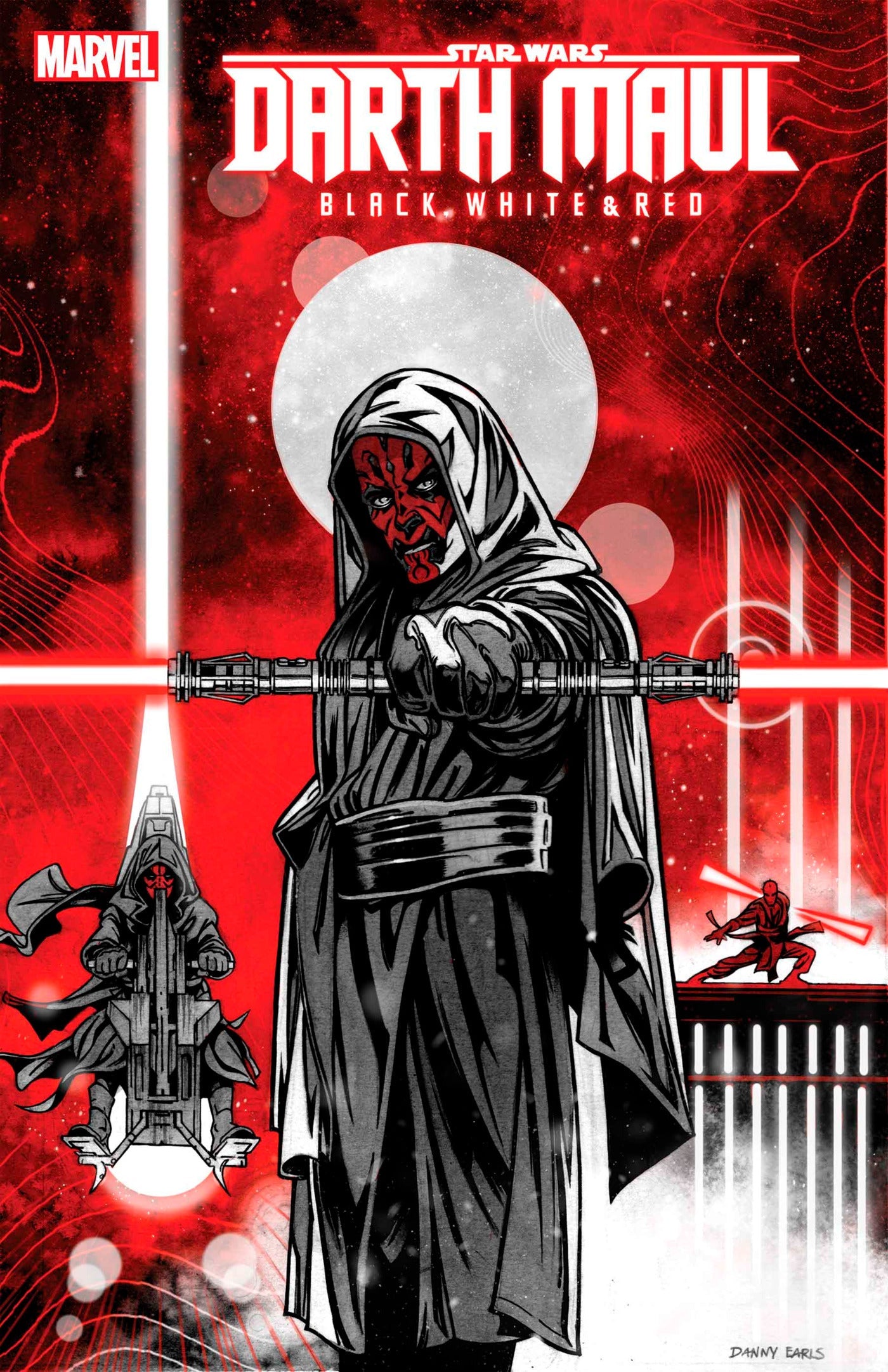 Star Wars Darth Maul Black White Red #2 B Danny Earls Variant (05/29/2024) Marvel