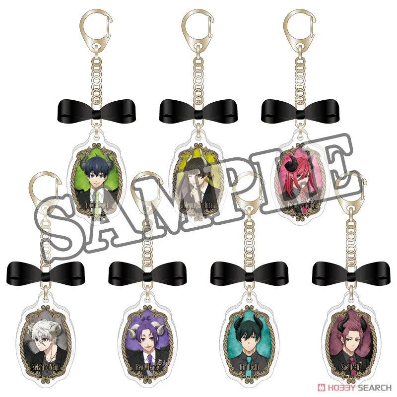 Blue Lock Trading Ribbon Acrylic Key Ring The Seven Deadly Sins (1 Blind Box)