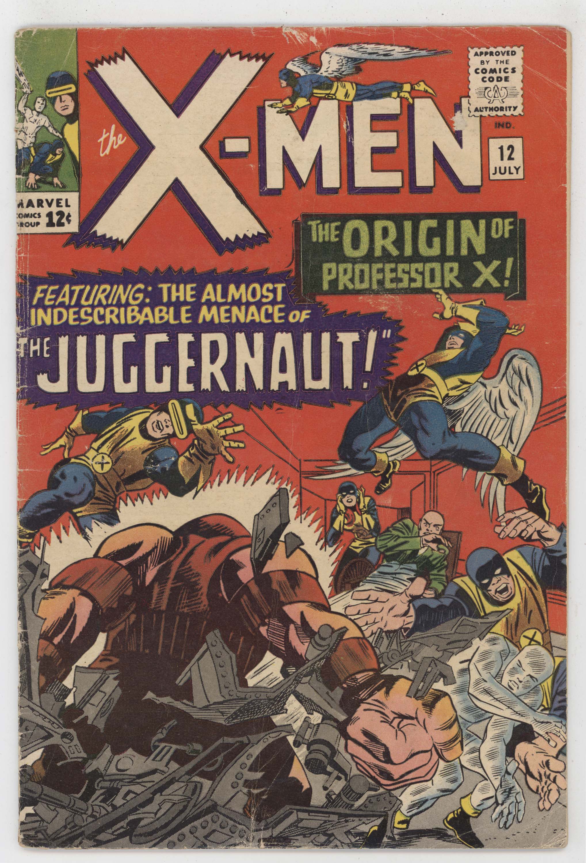Uncanny X-Men 12 Marvel 1965 VG 1st Juggernaut Jack Kirby Stan Lee