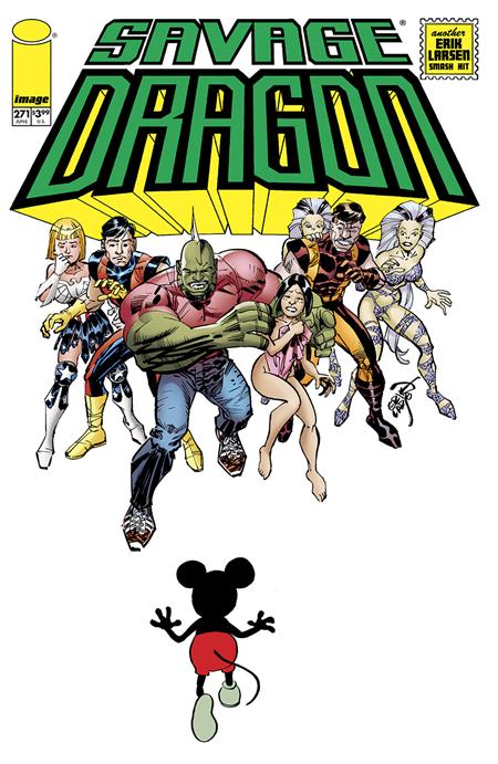 Savage Dragon #271 A Erik Larsen Mickey Mouse Akira Homage (07/10/2024