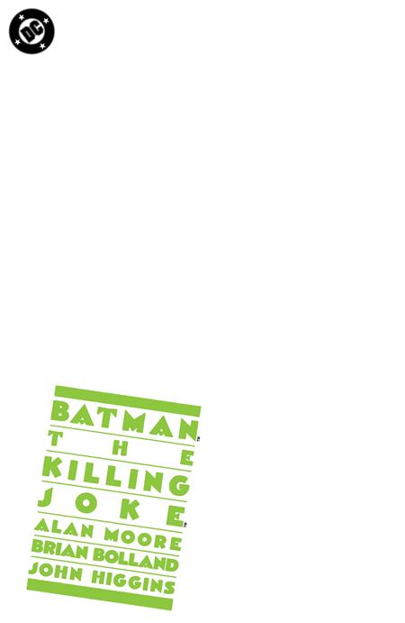 BATMAN THE KILLING JOKE #1 FACSIMILE EDITION CVR C BLANK CARD STOCK VAR (12/24/2025)