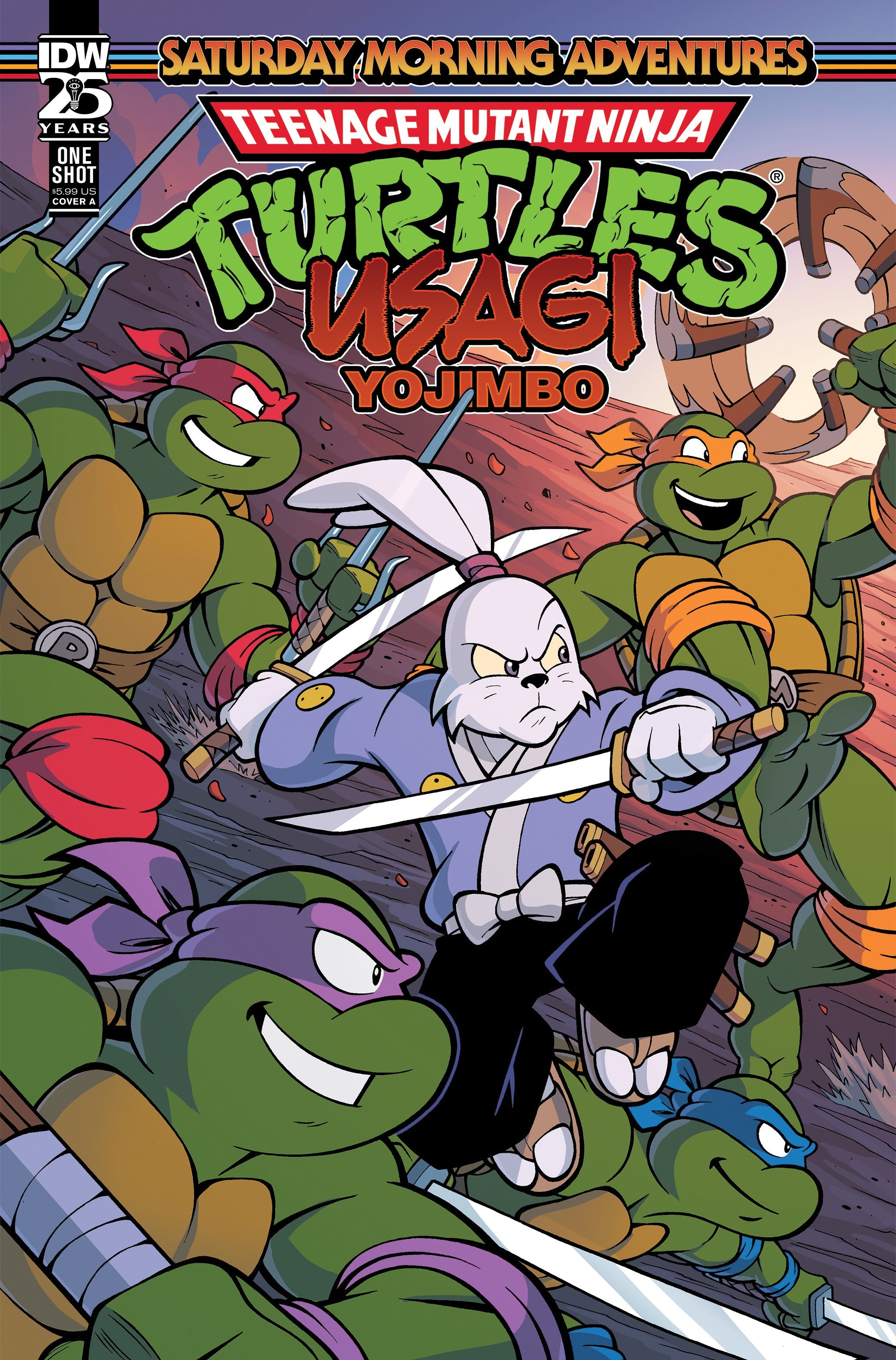 Teenage Mutant Ninja Turtles TMNT Usagi Yojimbo Saturday Morning Adv #1 A Jack Lawrence (06/12/2024) Idw