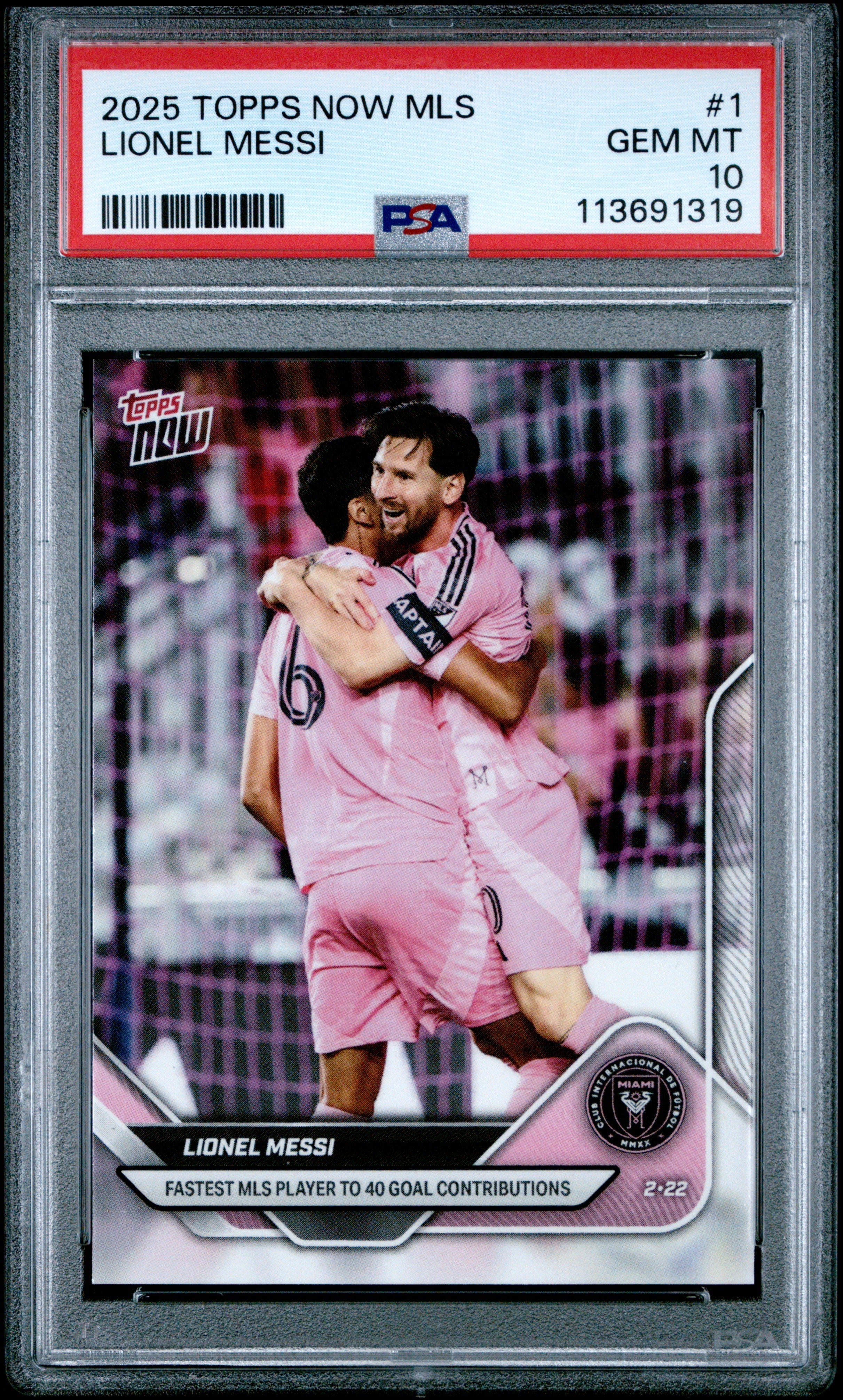soccer cards graded 2025 Topps Now Lionel Messi #1 Fastest MLS Player to 40 Goal Co This is a perfect Treasure Box Pack Options:Gyarados (Light) Adamancipator Deck - Etsy
