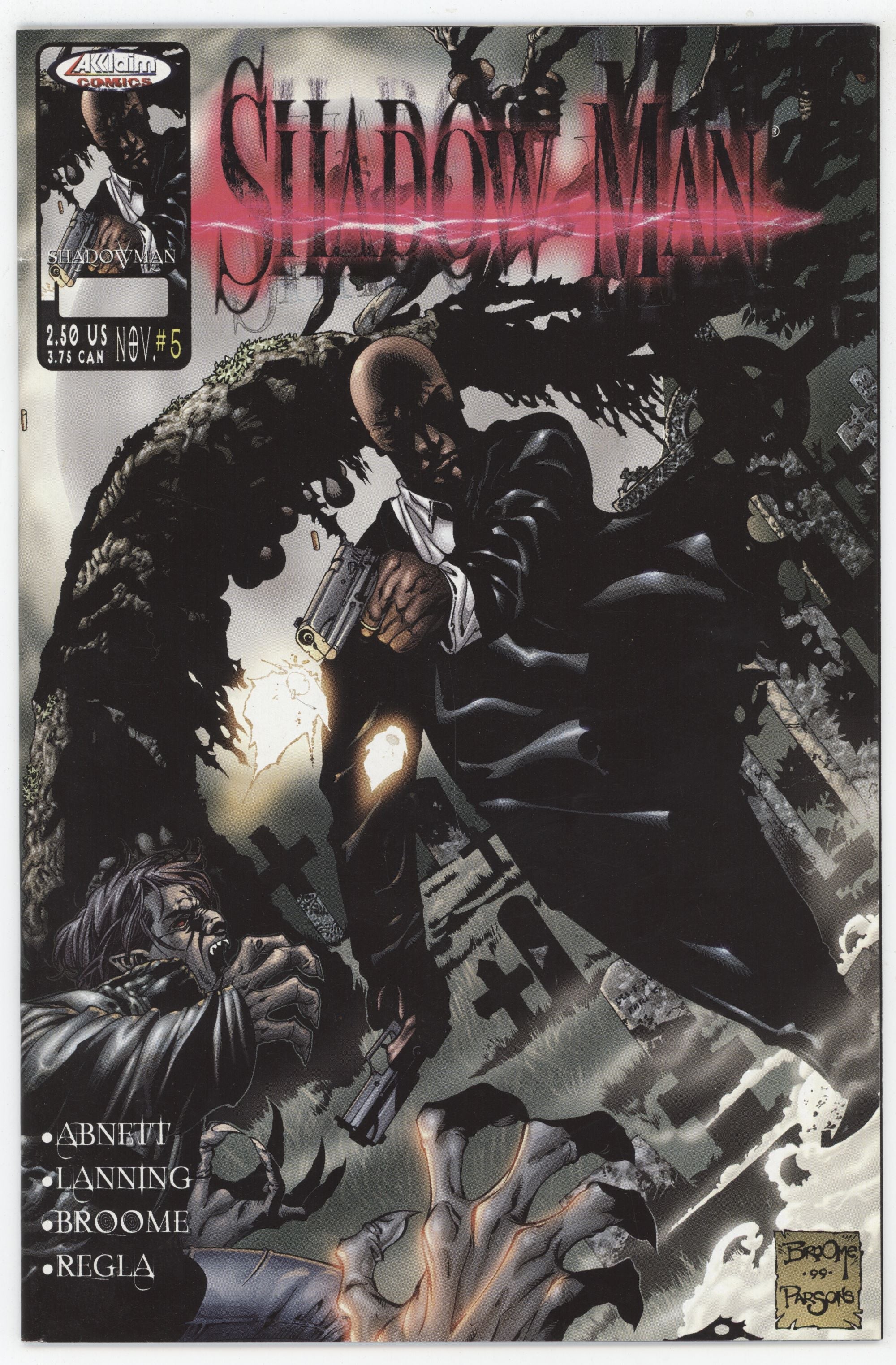 Shadowman 5 Acclaim 1999 FN VF Matt Broome Valiant