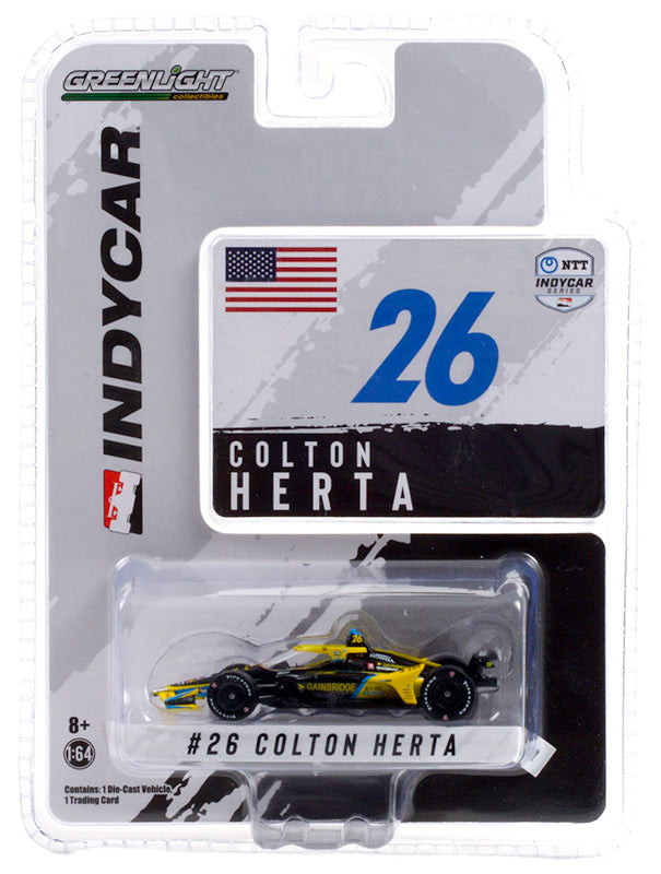 Greenlight 11509 1/64 Scale #26 Colton Herta - 2021 NTT IndyCar Series