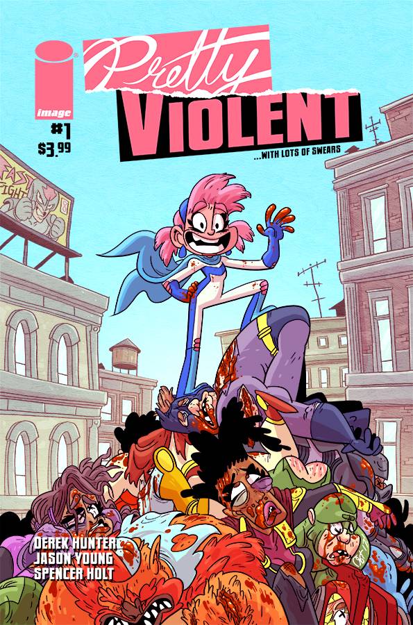 PRETTY VIOLENT #1 A Derek HUNTER (MR) (08/21/2019) IMAGE