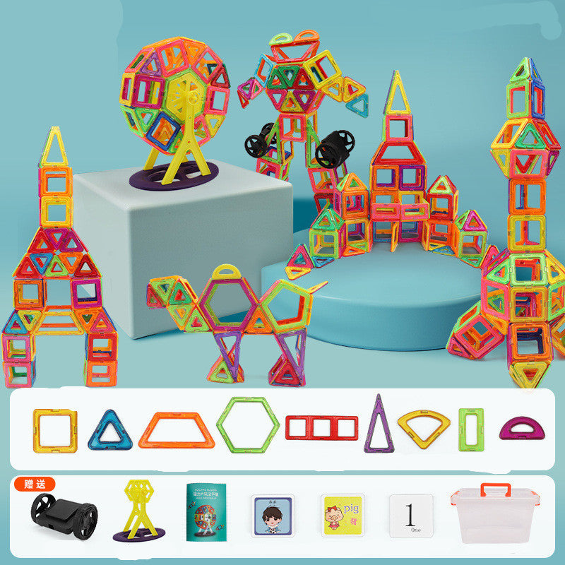 Magnetic Building Blocks Set – Educational Toy for Early Learning and Creativity