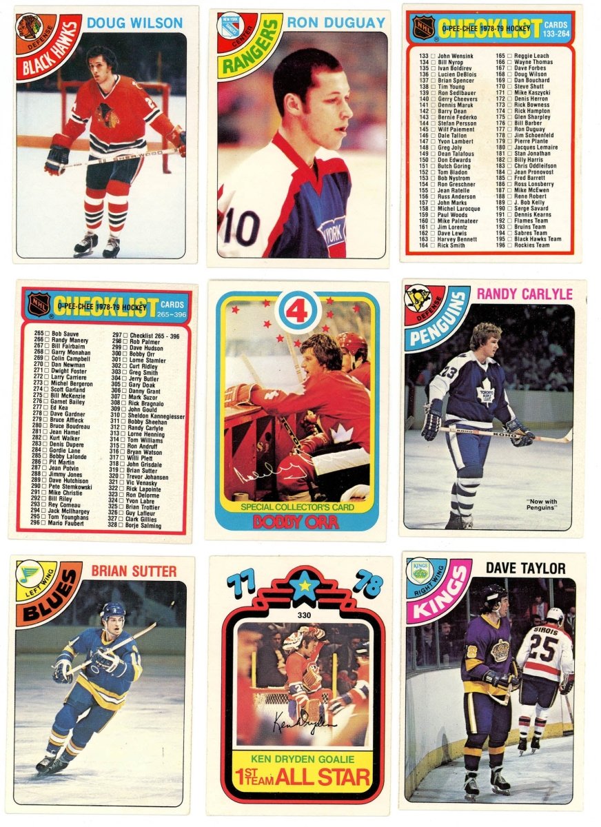 1978-79 O-PEE-CHEE HOCKEY COMPLETE SET BREAK - 15 CARDS PER BOX! 2 HOFERS PER BOX!