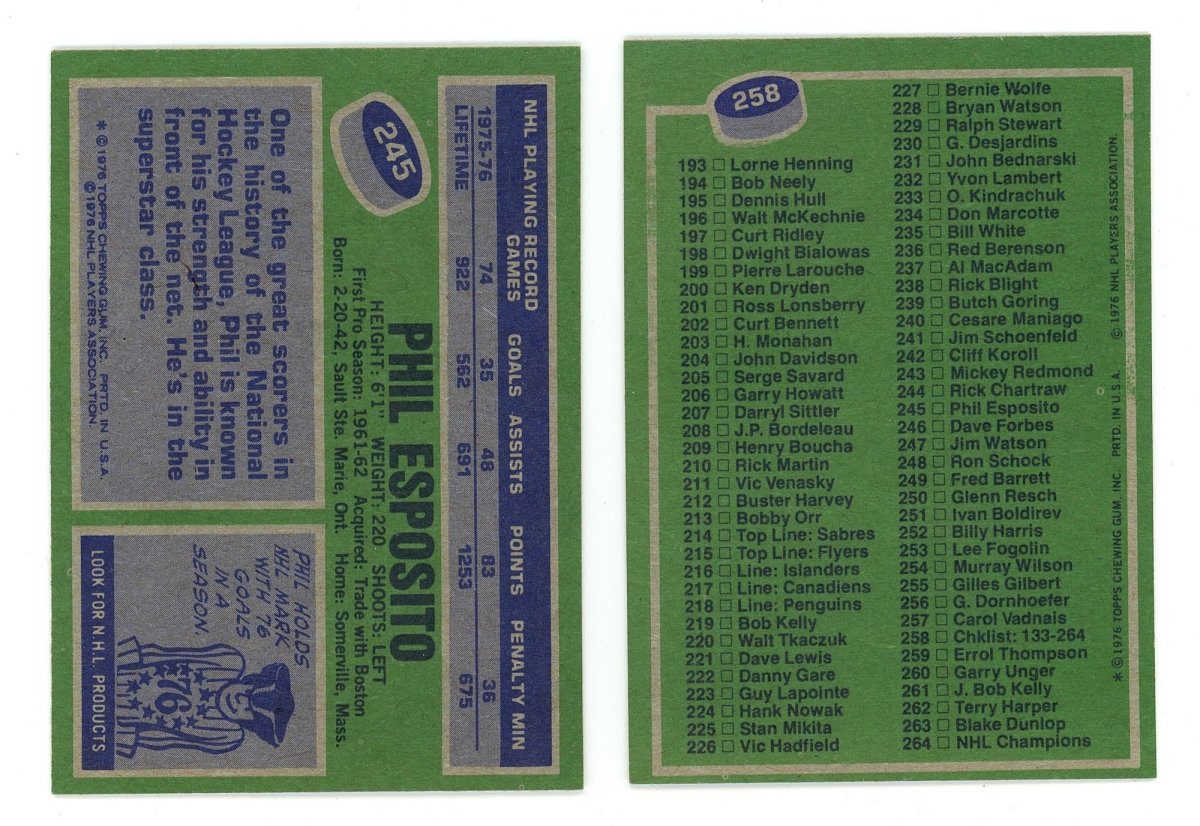 1976-77 TOPPS HOCKEY COMPLETE SET BREAK - 12 CARDS PER BOX! 2 HOFERS IN EVERY BOX!