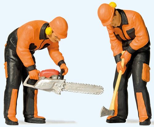 Preiser 44914 G Scale Modern Lumberjacks (2)